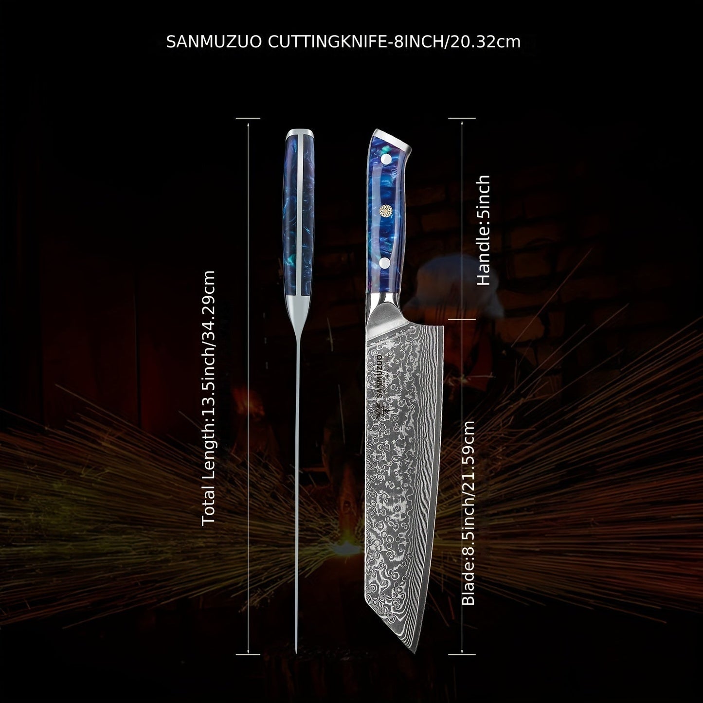 Couteau Kiritsuke – Série Xuan Lame Du Chef