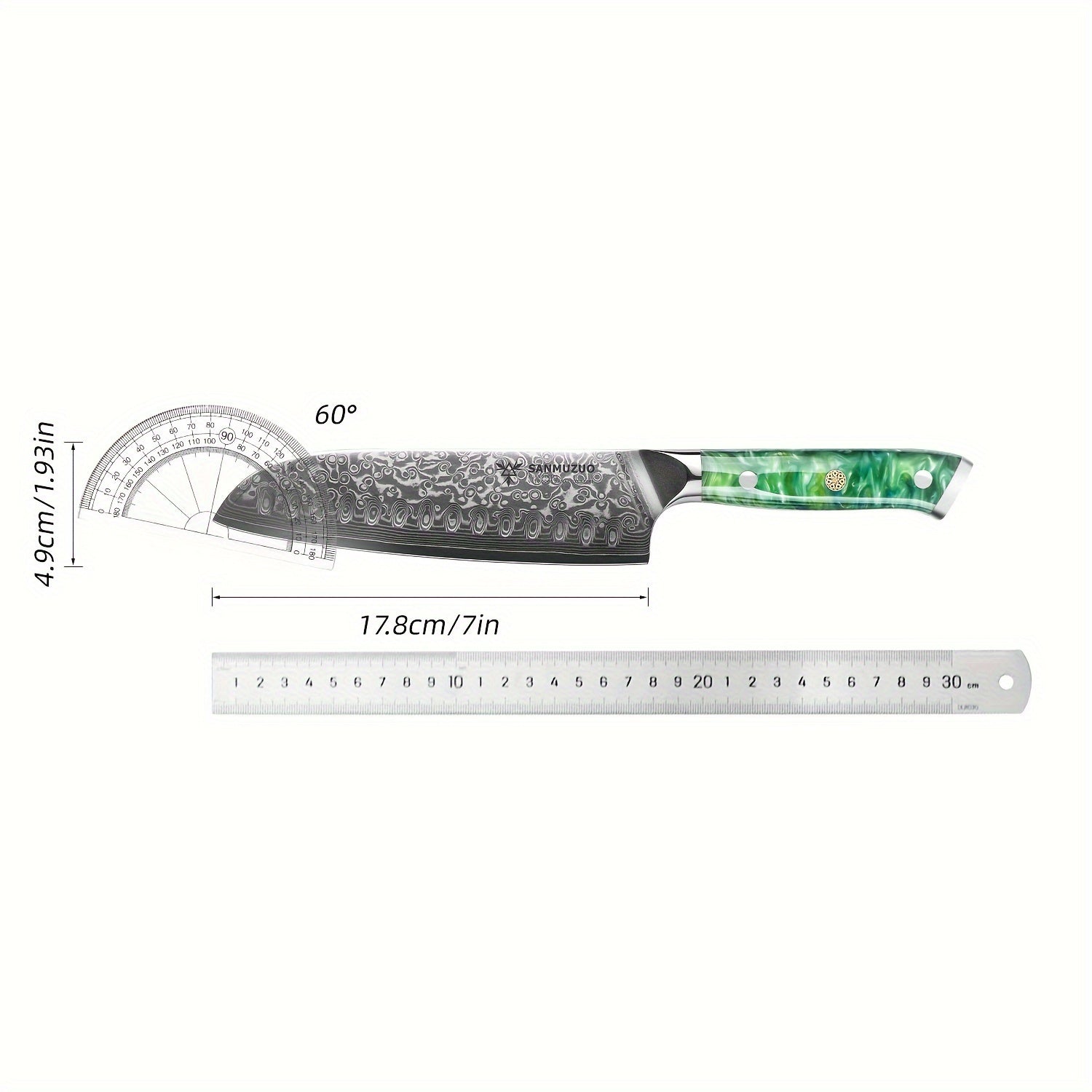 Couteau Santoku – Série Xuan Lame Du Chef