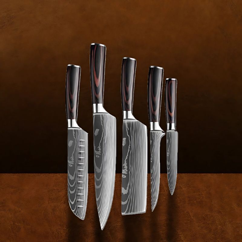 Set de 5 couteaux japonais – Chef Raikō Takane