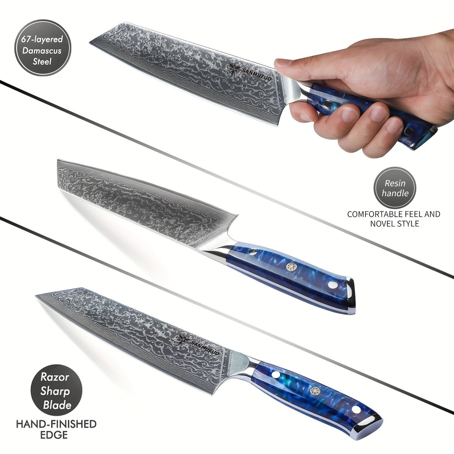 Couteau Kiritsuke – Série Xuan Lame Du Chef