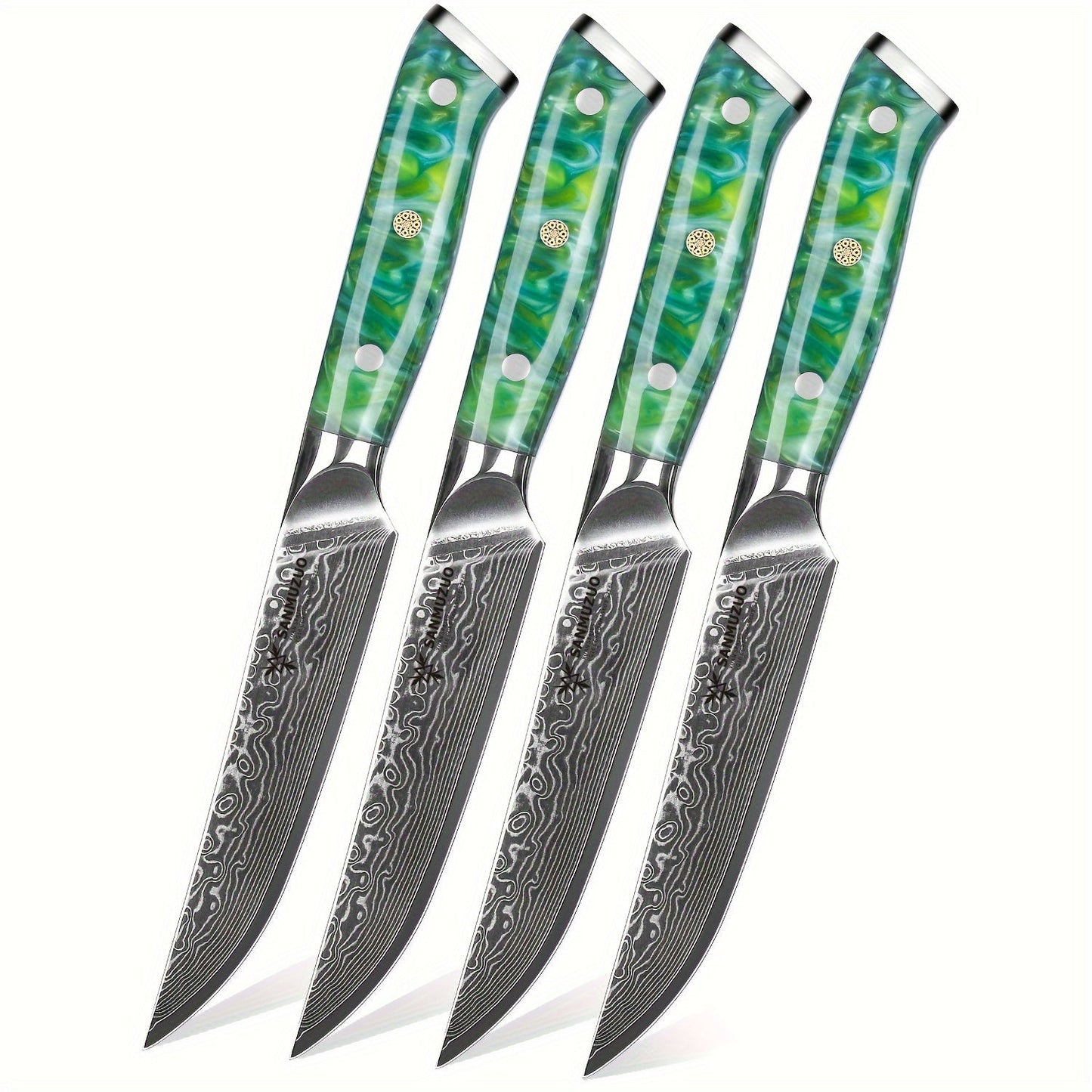Coffret de 4 Couteaux à Steak – Série Xuan Lame Du Chef