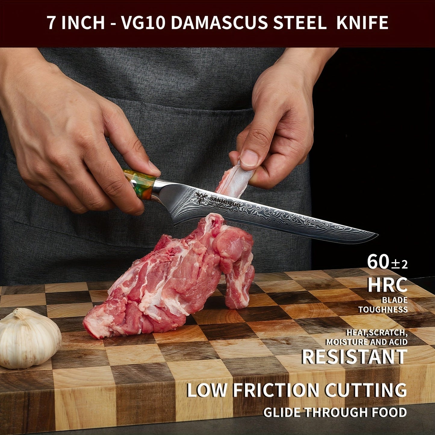 Couteau à Désosser – Série Xuan Lame Du Chef