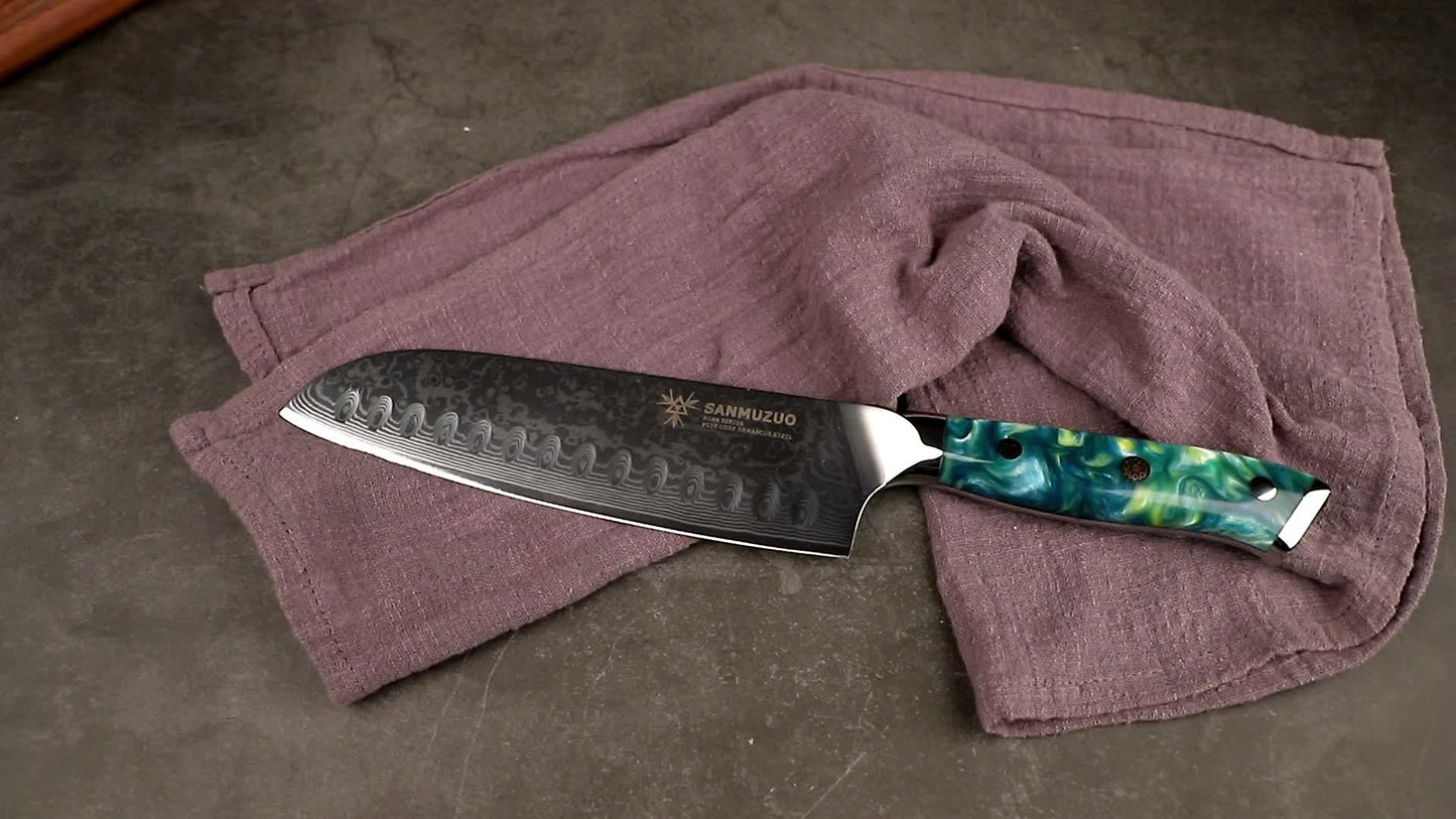 Couteau Santoku – Série Xuan Lame Du Chef