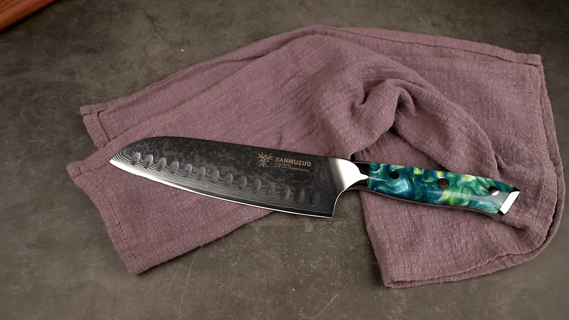 Couteau Santoku – Série Xuan Lame Du Chef