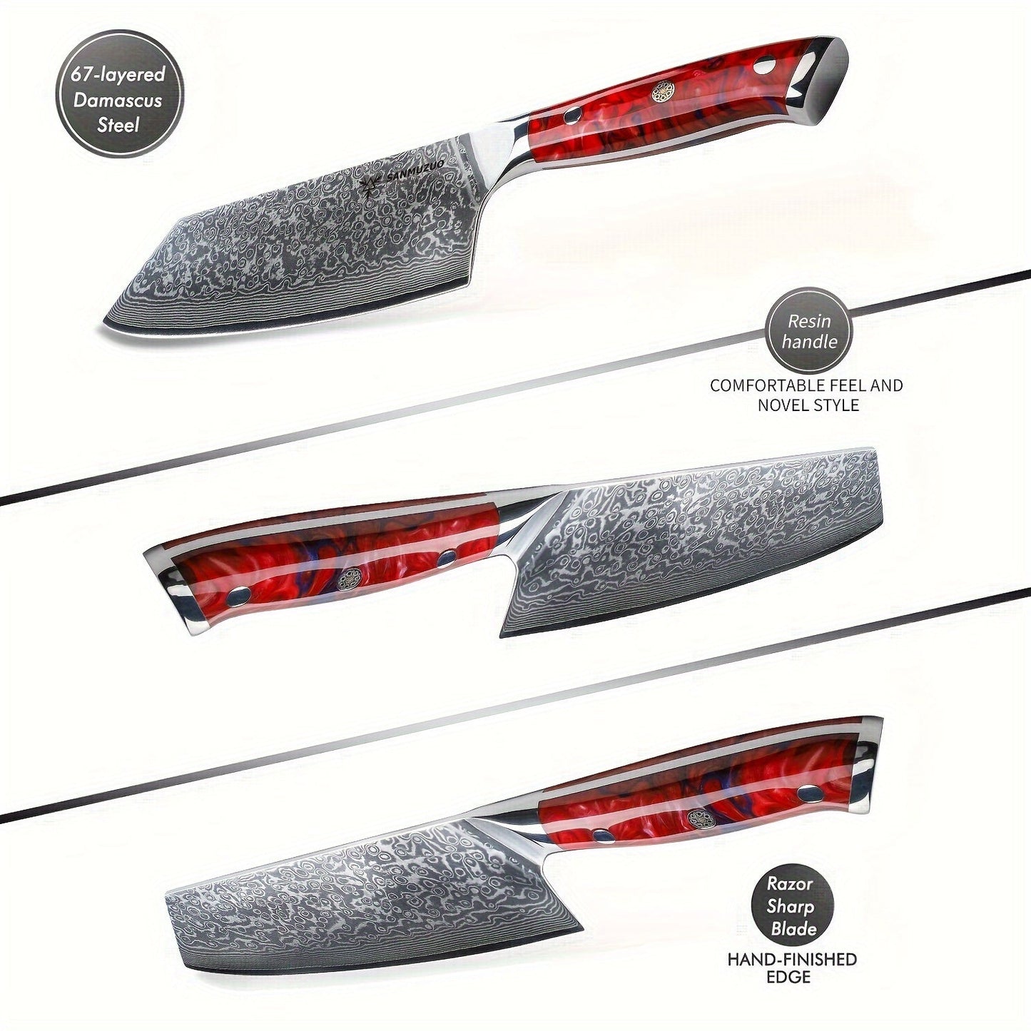 Couteau Nakiri – Série XUAN Lame Du Chef