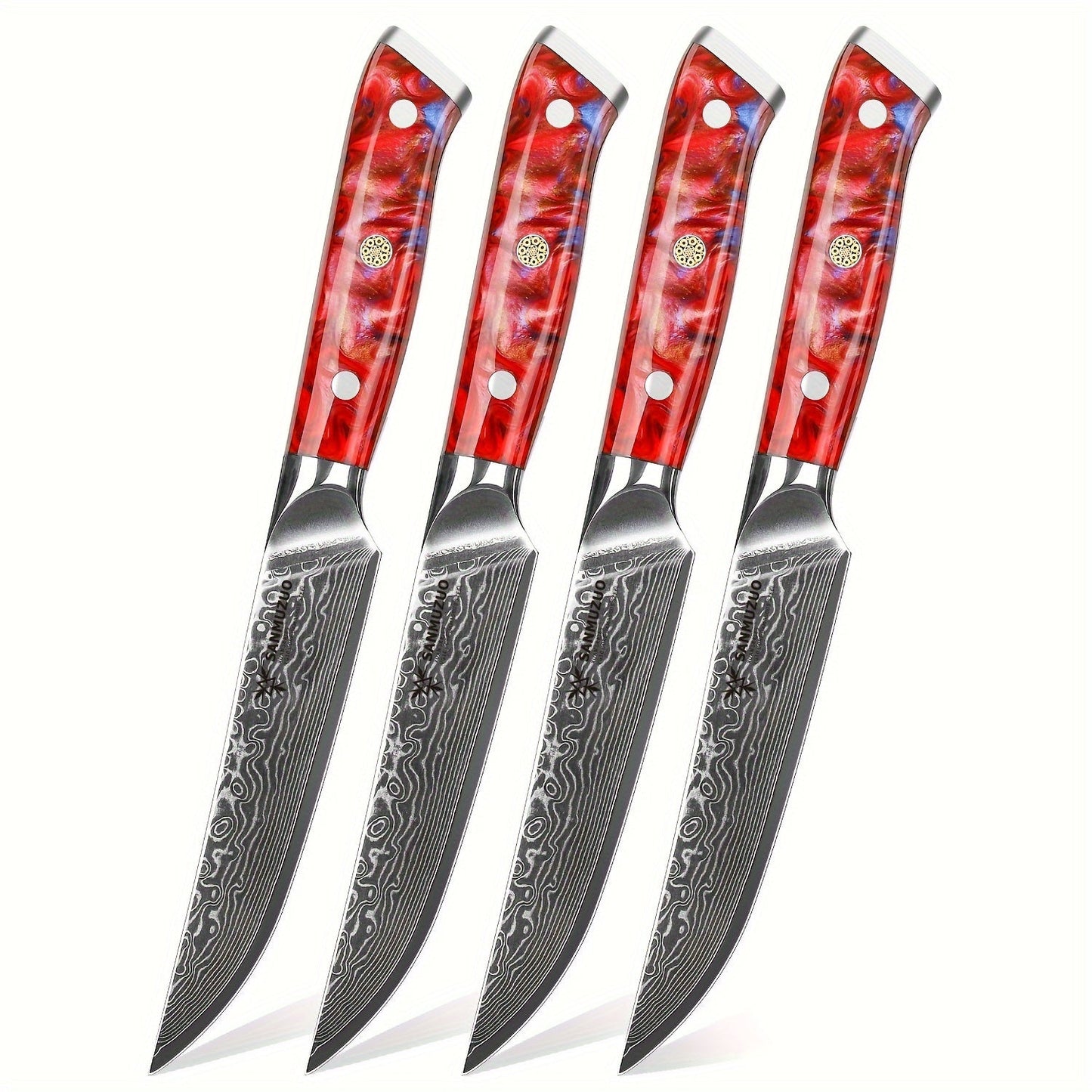 Coffret de 4 Couteaux à Steak – Série Xuan Lame Du Chef