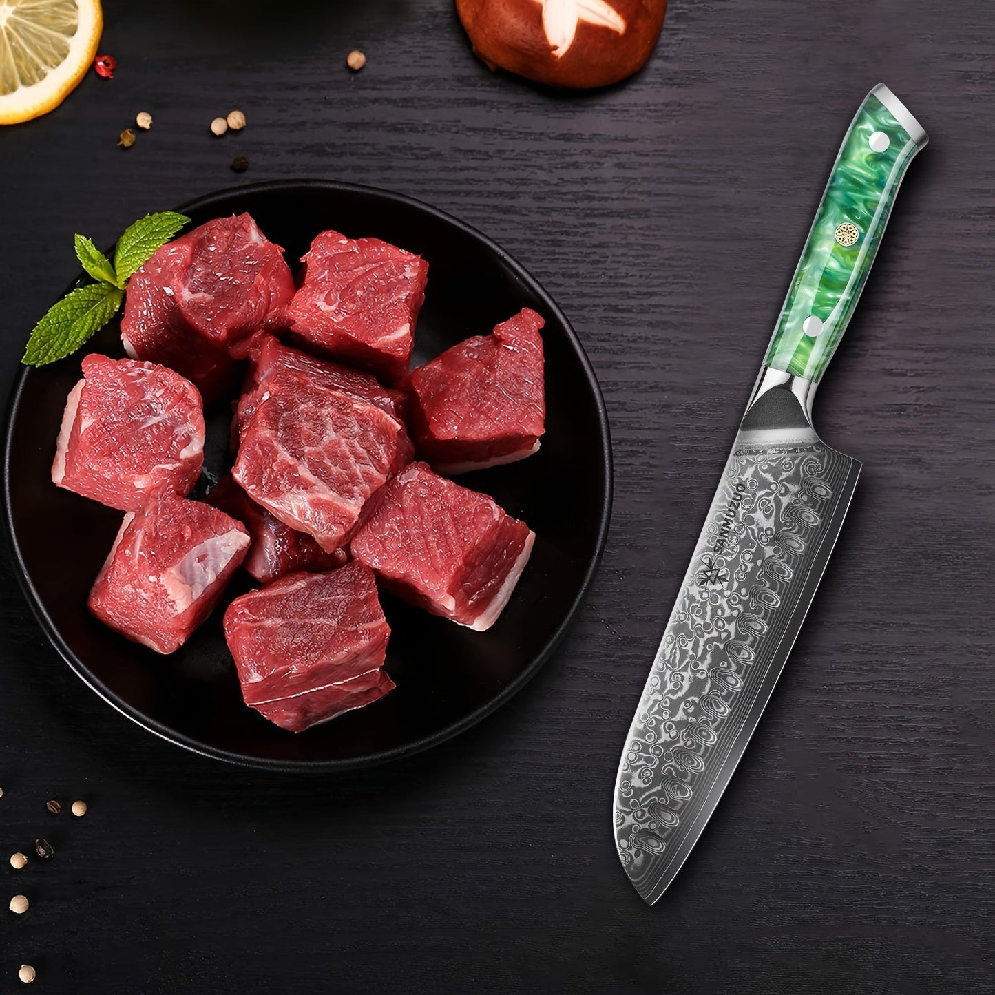 Couteau Santoku – Série Xuan Lame Du Chef