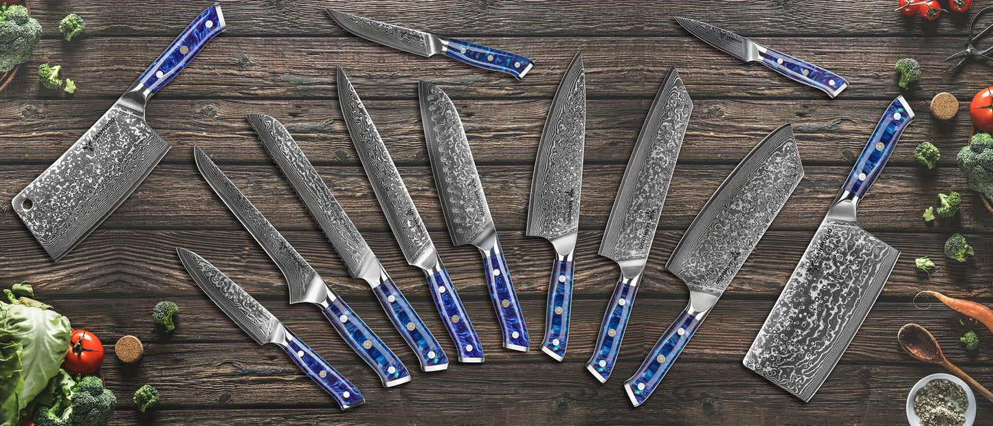 Coffret de 4 Couteaux à Steak – Série Xuan Lame Du Chef