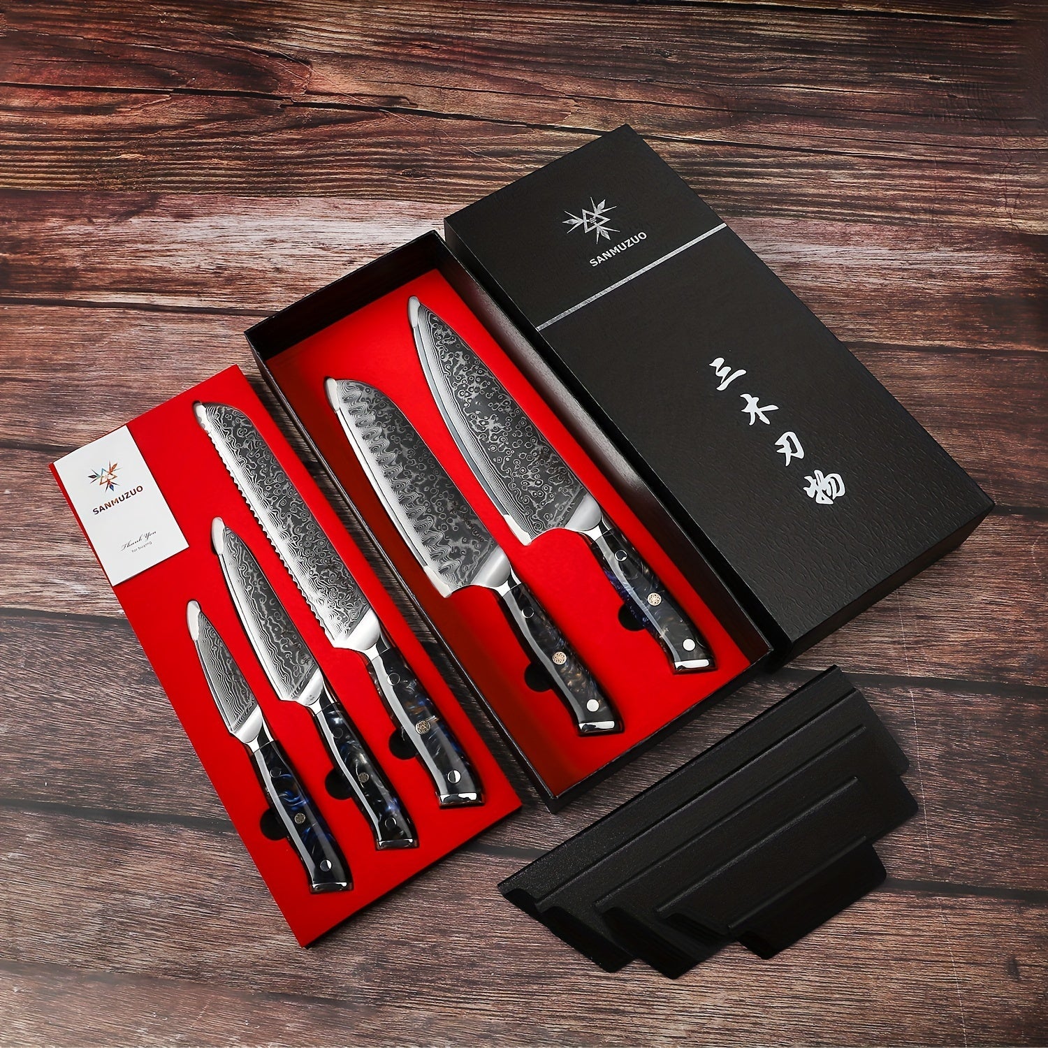 Coffret de 5 Couteaux de Cuisine – Série Xuan Lame Du Chef