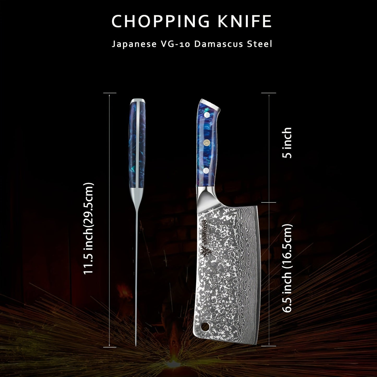 Couteau à Hacher – Série Xuan Lame Du Chef