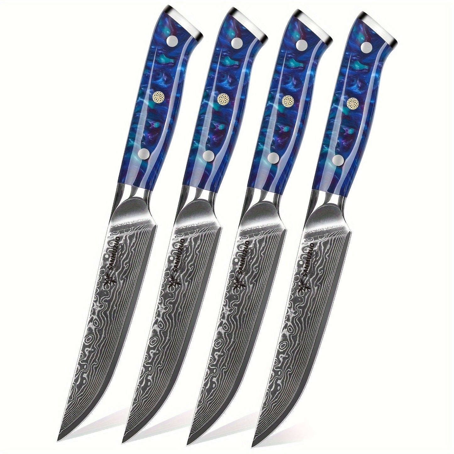 Coffret de 4 Couteaux à Steak – Série Xuan Lame Du Chef