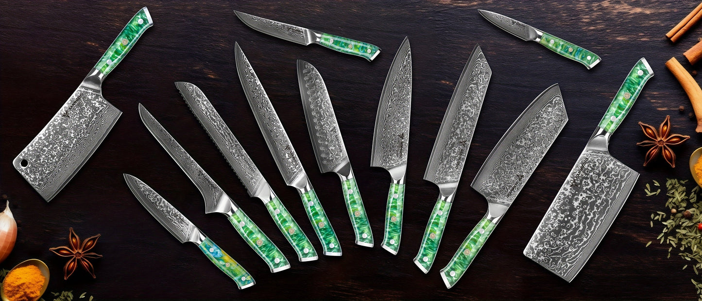 Couteau Santoku – Série Xuan Lame Du Chef
