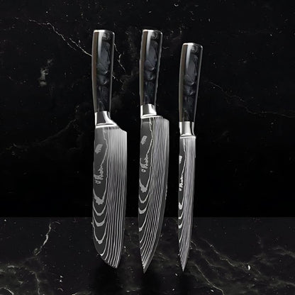 Set de 3 couteaux japonais – Chef Raikō Aokumo