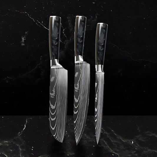 Set de 3 couteaux japonais – Chef Raikō Aokumo