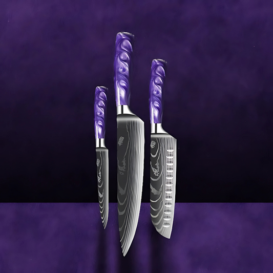 Set de 3 couteaux japonais – Chef Raikō Ayame