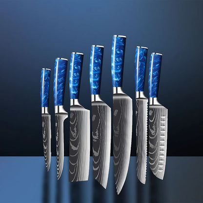 Set de 7 couteaux japonais – Chef Raikō Meikyū
