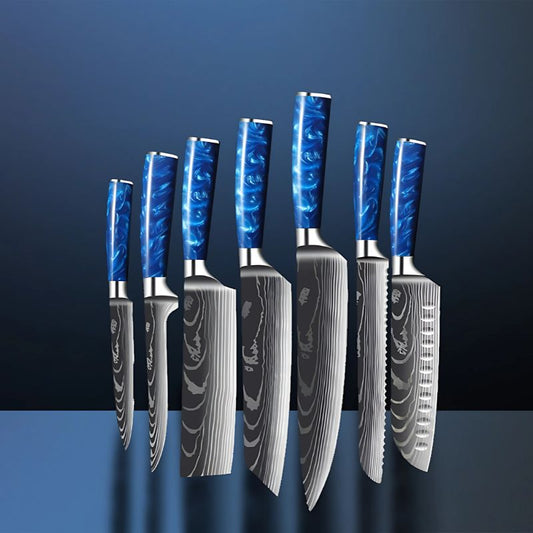 Set de 7 couteaux japonais – Chef Raikō Meikyū