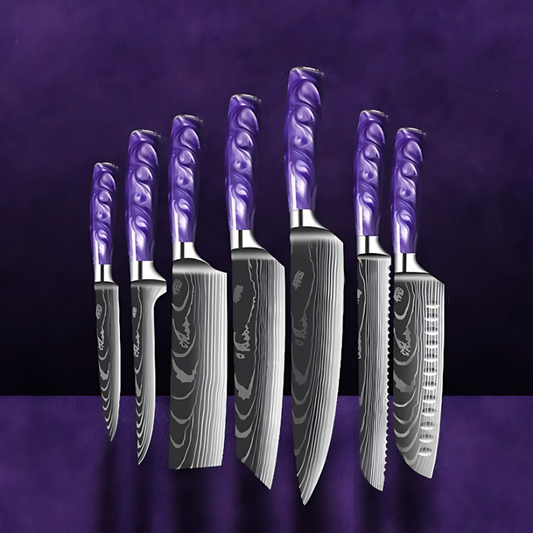 Set de 7 couteaux japonais – Chef Raikō Ayame