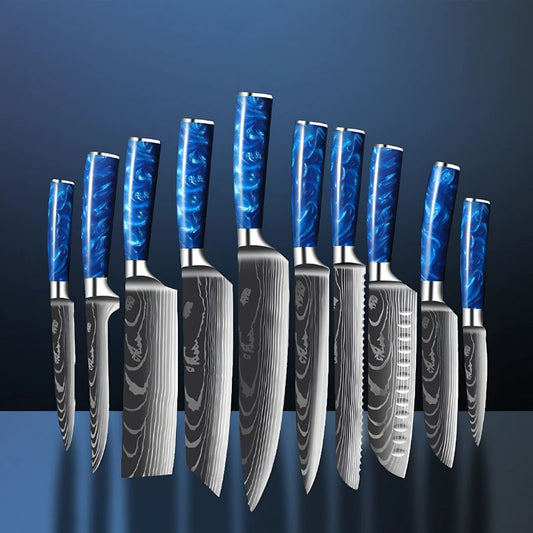 Set de 10 couteaux japonais – Chef Raikō Meikyū