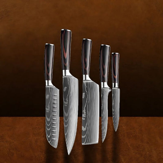 Set de 5 couteaux japonais – Chef Raikō Takane