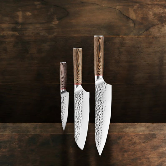 Set de 3 couteaux japonais – Chef Raikō Hōnami
