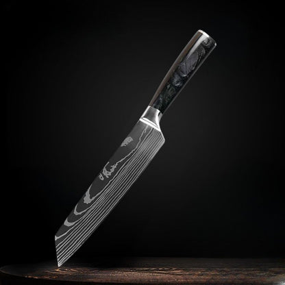 Set de 10 couteaux japonais – Chef Raikō Aokumo