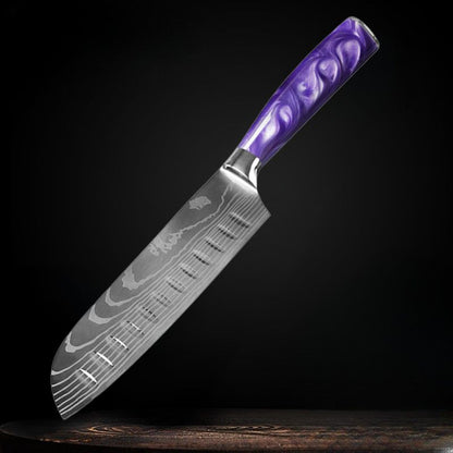 Set de 10 couteaux japonais – Chef Raikō Ayame