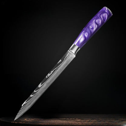Set de 10 couteaux japonais – Chef Raikō Ayame