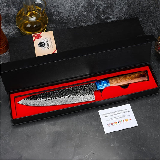 Couteau de Chef Kuwata en Acier Damas Lame Du Chef