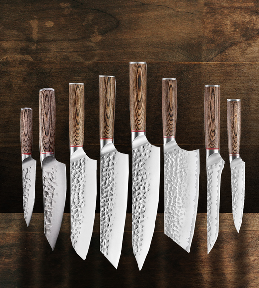 Set de 8 couteaux japonais – Chef Raikō Hōnami